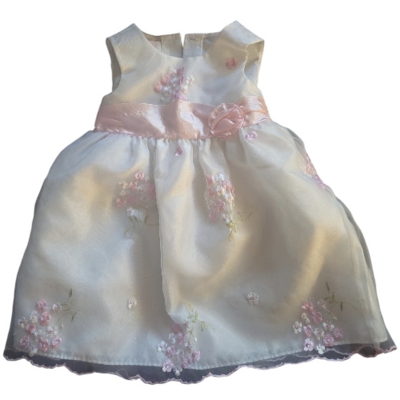 Lu rincess Other - Lu Princess Pink and White Floral Dress-Size 24mos